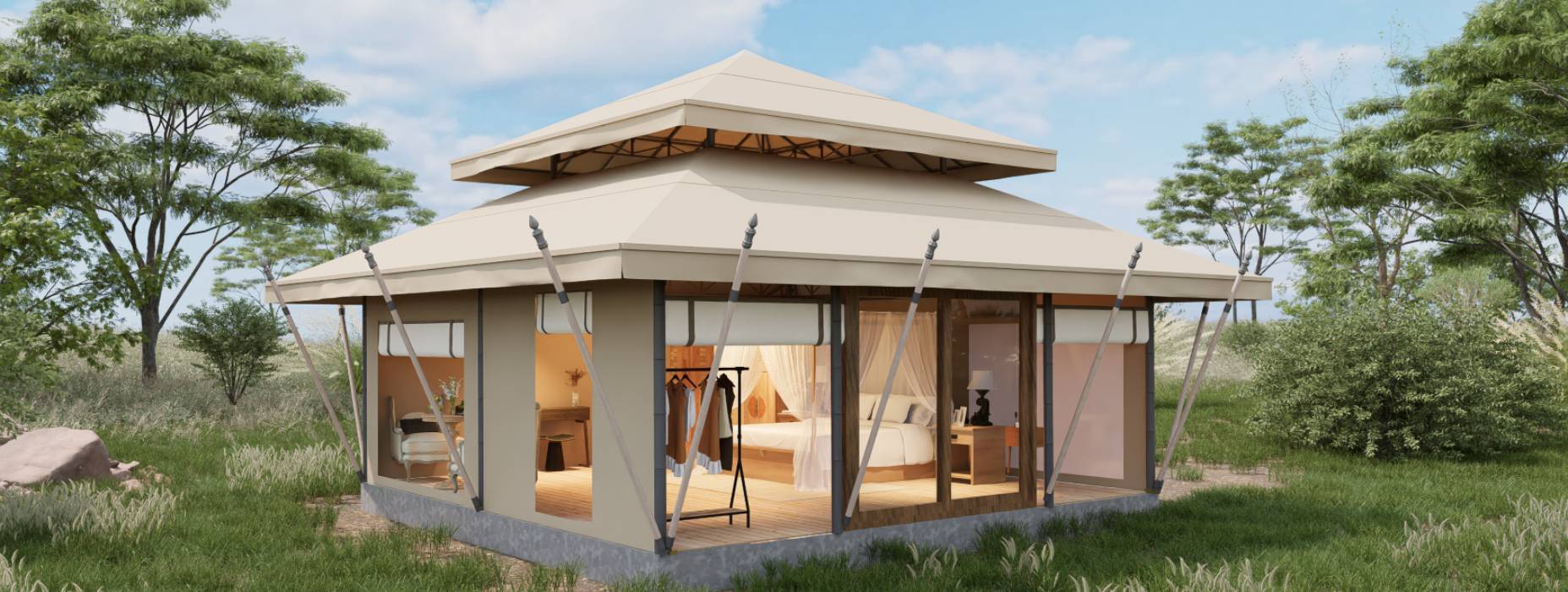 邓州市户外野奢帐篷